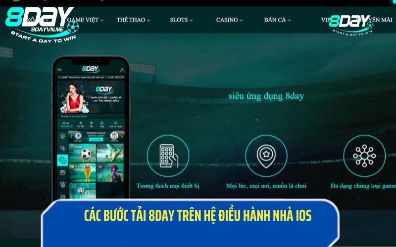 Các bước tải 8Day trên hệ điều hành nhà iOS 